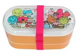 Mr.Men & Little Miss/ミスターメン&リトルミス はし付き2段ランチボックス