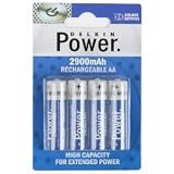 16 Pack Bundle Delkin 2900 Batteries and Tester Kit Includes 16 AA Rechargeable Batteries, Battery Tester, and 4 Battery Holders