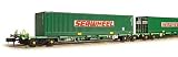 Intermodal Bogie Wagons With Two 45ft Containers 'Seawheel'