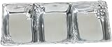 Arthur Court Grape Small 3-Section Tray