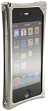 Wicked Metal Jacket WMJ1341 Alloy for iPhone 4 - Platinum - 1 Pack - Case - Retail Packaging