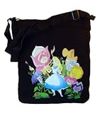 Alice In Wonderland Canvas Tote