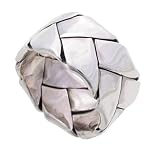 SilverBin Sterling Silver High Polish Braided Chunky Band Ring