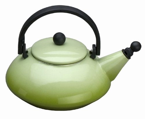 "Le Creuset Zen Enamel-on-Steel 1-2/3-Quart Kettle, Kiwi"