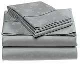 Touch of Paradise Firenze 360-Thread-Count 100% Cotton Jacquard Queen Sheet Set, Sage