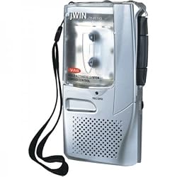 JWIN JXR16 Voice-Activated Micro Cassette Recorder