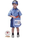 Junior Mail Courier Child Postal Carrier Costume