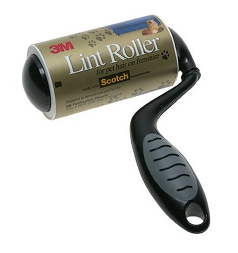 3M Flat Surface Lint Roller for Pet Hair Removal on Furniture & Upholstery, 56 sheet