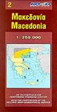 Map of Macedonia (Maps of Greece)