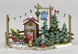 Ace Trading-porcelain P7454L Xmas Tree Farm Scene 6''