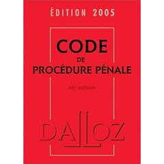 Code de la proc�dure p�nale 2005