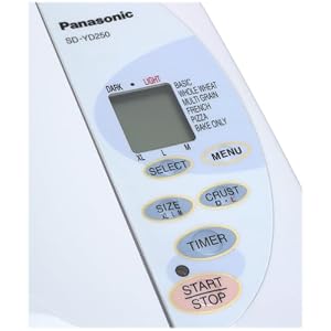 Panasonic SD-YD250 Automatic Bread Maker Panasonic SD-YD250 Automatic Bread Maker