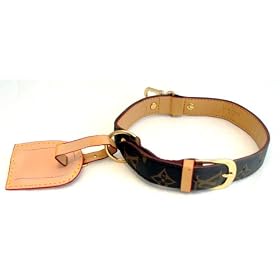 Louis Vuitton Dog Collar and Lead Set Large