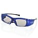 Hi-Shock Blue Long-lasting New Wireless 3D Active Shutter TV Glasses for 3DTVs Panasonic Toshiba Sony Panasonic Sharp Samsung LG