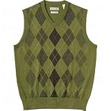 Tehama Mens Argyle V-Neck Sweater Vests