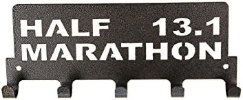 10 inch 5 hook Half Marathon Charcoal Medal Holder