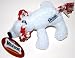 Milk-Bone Brand, Fleece & Rope Animals, White with Black Nose, Rope Ears and Tail (1 Each)