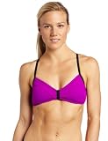 Speedo Women's Solid Racer Back Sport Swimsuit Top