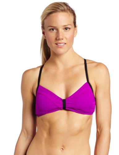 Speedo Women's Solid Racer Back Sport Swimsuit Top
