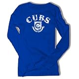 Chicago Cubs Women's Long Sleeve Crew Neck T-shirt by 5th & Ocean
