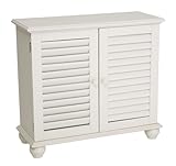 IMAGE OF Cape Craftsman Shutter 2-Door Cabinet, White