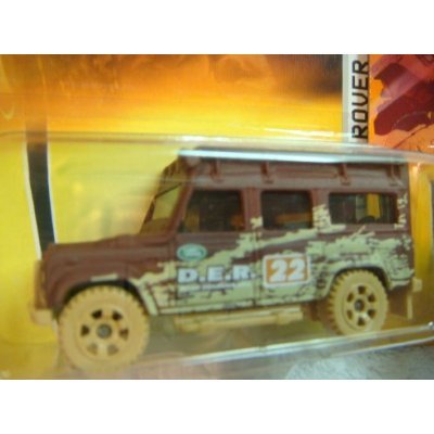 Matchbox '97 Land Rover Defender 110 Rusty Brown With Mud #93 1/64 Scale Collector