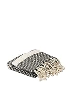 Pandora Toalla Spa&Beach Natural (Negro/Blanco)