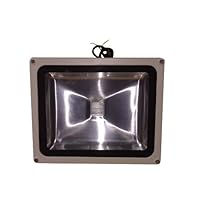CnFacility 20W Warm White LED Wash Flood Light Lamp Outdoor Waterproof Pool Yard Landscape - Size: 7.09*5.51*4.33 - White