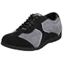 Drew Shoe Women's Elite Oxford,Black/Grey,10 M US