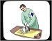 Mouse Pad with body, sick, individuals, humans, doc, person, veterinary, study, human, persons, cat, doctor, individula, people, veterinarian, cats, examine