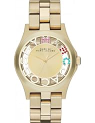 Marc by Marc Jacobs MBM3263 Ladies Gold Henry Skeleton Watch