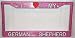 Pink Glitter I Love My German Shepherd Frame