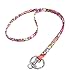 Vera Bradley Women Fashion Lanyard (Pink Swirls)