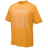 Nike Tennessee Volunteers Orange Print Plate T-shirt