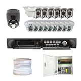 Complete High End 16 Channel Real Time H.264 HDMI DVR (2TB HD) Security Camera CCTV Surveillance System Package w/ (1) 10X Zoom Indoor PTZ Camera and (15) x 700TVL 1/3 Exview HAD CCD II with Effio-E DSP Devices Indoor Outdoor Cameras (1000 Feet RG59 Siamese Power/Video Combo Cable)