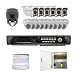 Complete High End 16 Channel Real Time H.264 HDMI DVR (2TB HD) Security Camera CCTV Surveillance System Package w/ (1) 10X Zoom Indoor PTZ Camera and (15) x 700TVL 1/3