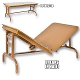 Brown Breakaway Table - Wrestling Figure Accessories (For Jakks or Mattel WWE Figures)IMAGE