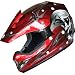 ATV Motocross Adult DOT Helmet 181 wine red size XXL