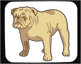 Mouse Pad with bulldog, domestic, pet, animal, dog, canine, breed