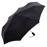HUS.S/AOC Light BK 3段安全機能付自動開閉傘 56100 56100