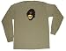 Smoking Man Long Sleeve (Vintage Army Green) - Alternative Soviet T-Shirt