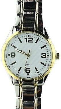 Watch Shout Men's Round Dial Alloy Band Quartz Analog Wrist Watch