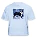 Border Collie - Toddler Light-Blue-T-Shirt (4T)