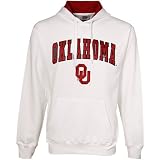 NCAA Oklahoma Sooners White Classic Twill Hoody Sweatshirt-