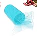 KING DO WAY Tulle Roll Spool 6''x50yd(6''x150') Wedding Party Decor,Lake Blue