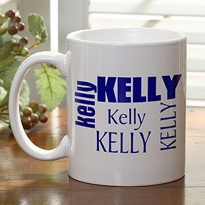 personalized coffee mug