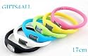 6 PACK SPORTS WATCHES 17cm / SILICONE RUBBER SPLASH/WATERPROOF TOURMALINE HEALTH BENEFITS / UNISEX