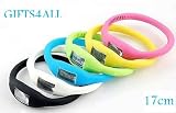 6 PACK SPORTS WATCHES 17cm / SILICONE RUBBER SPLASH/WATERPROOF TOURMALINE HEALTH BENEFITS / UNISEX
