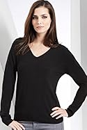  Cashmilon™ V-Neck Plain Jumper