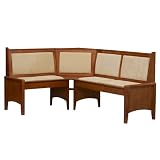 Review Linon Home  / Microfiber and Wood Corner- Cherry